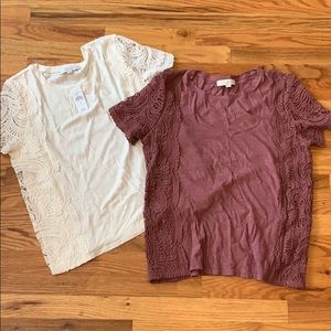 Pretty Loft Tee Shirts
